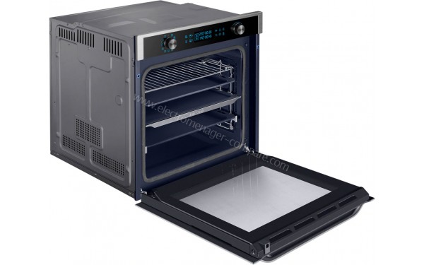 SAMSUNG NV75N5574RS - Vue 3/4 gauche porte ouverte