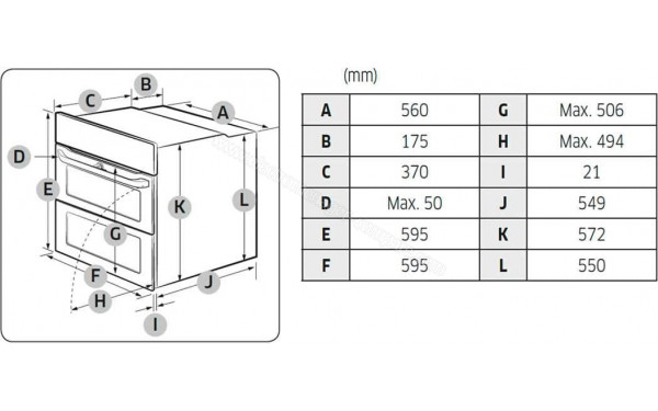SAMSUNG NV75N5641RS/EG - Sch&eacute;ma technique