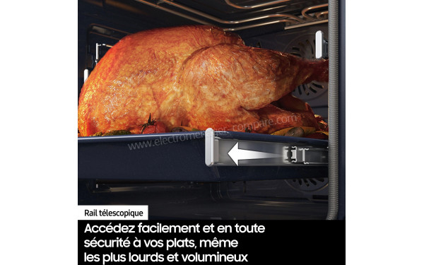 SAMSUNG NV7B4030YCK - Rails t&eacute;lescopiques