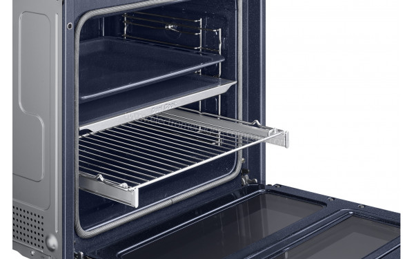 SAMSUNG NV7B4550VAK - S&eacute;parateur Dual Cook et rail t&eacute;lescopique