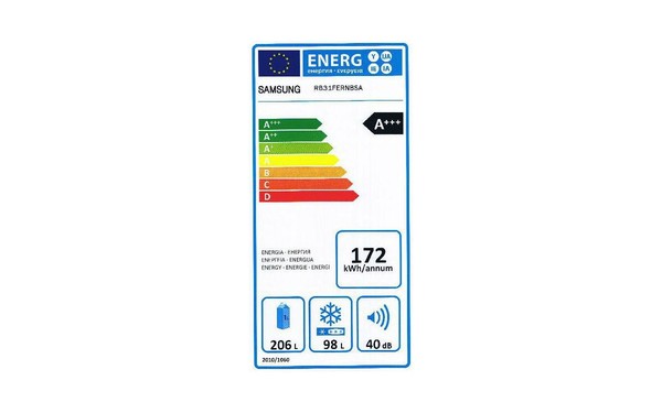 SAMSUNG RB31FERNBSA - &Eacute;tiquette &eacute;nergie