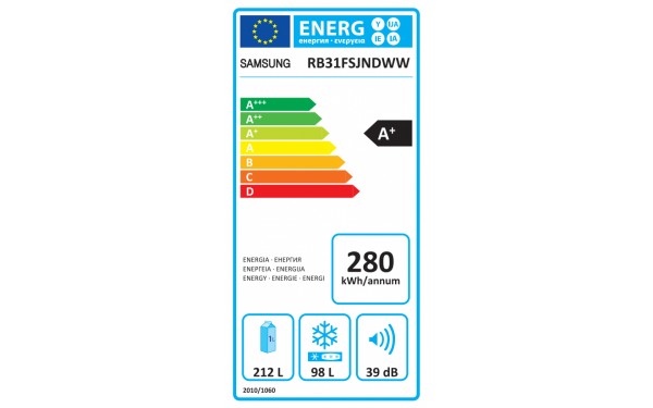SAMSUNG RB31FSJNDWW - &Eacute;tiquette &eacute;nergie