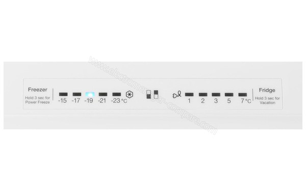 SAMSUNG RB31FWJNDWW - Vue du panneau de commande (cr&eacute;dit : Darty)