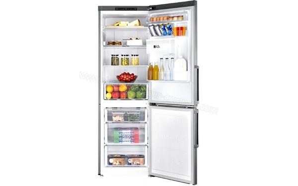 SAMSUNG RB33J3700SA - Vue de l'int&eacute;rieur garni (cr&eacute;dit : Darty)