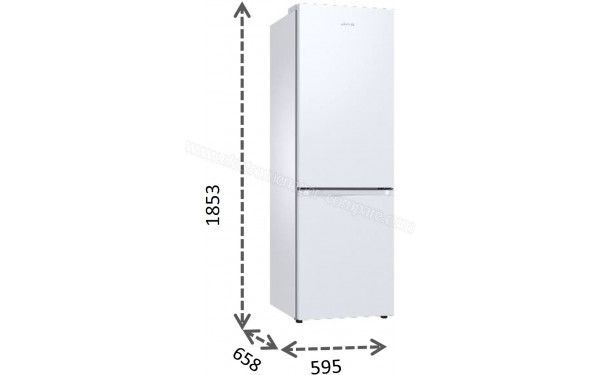 SAMSUNG RB34C602EWW - Dimensions