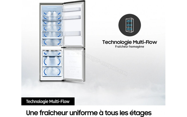 SAMSUNG RB34C602EWW - Technologie Multi-Flow