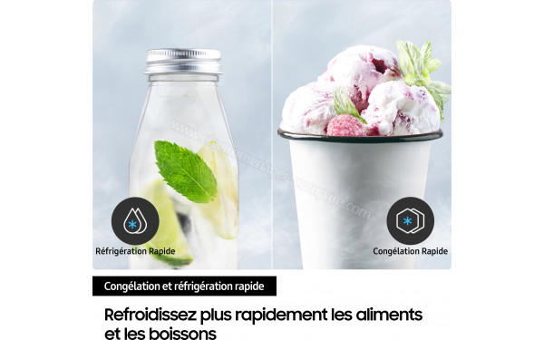 SAMSUNG RB34C672ESA - Cong&eacute;lation et r&eacute;frig&eacute;ration rapide