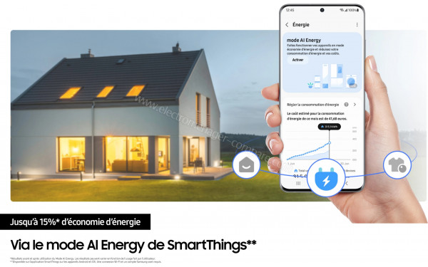 SAMSUNG RB34C672ESA - AI Energy de SmartThings