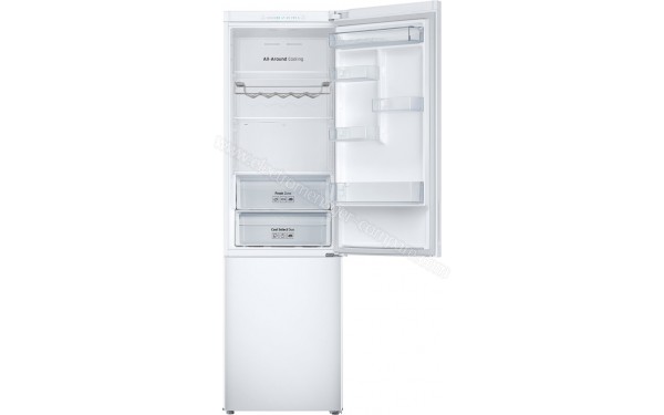 SAMSUNG RB37J501MWW - Vue de la partie r&eacute;frig&eacute;rateur vide