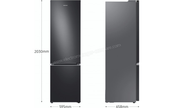 SAMSUNG RB38C600EB1 - Dimensions