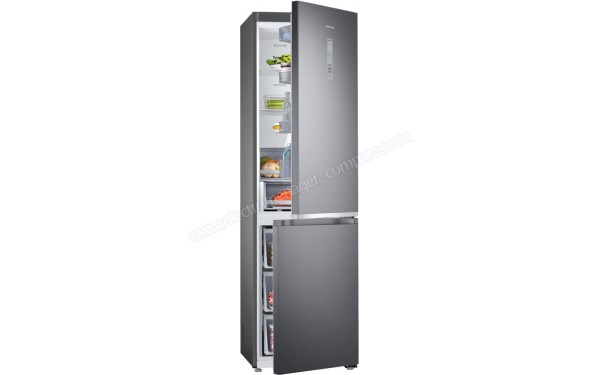 SAMSUNG RB41R7817S9 - Vue 3/4 gauche avec porte ouverte