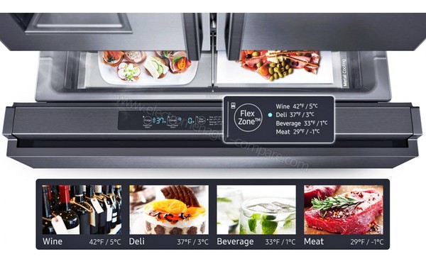 SAMSUNG RF23M8080SR - Vue des commandes (n&deg;2)