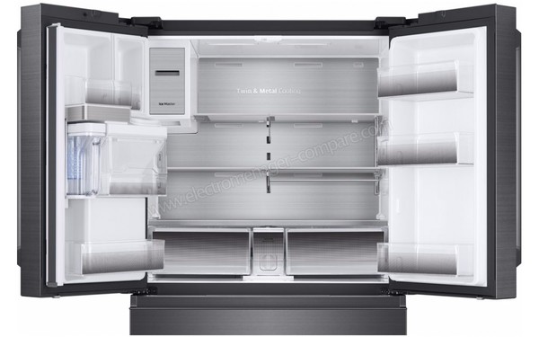 SAMSUNG RF23M8090SG - Vue int&eacute;rieur du dessus vide (cr&eacute;dit : Boulanger)