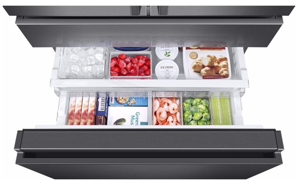 SAMSUNG RF23M8090SG - Compartiment cong&eacute;lateur 2 (cr&eacute;dit : Boulanger)