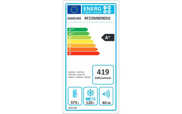 SAMSUNG RF23M8090SG - &Eacute;tiquette &eacute;nergie