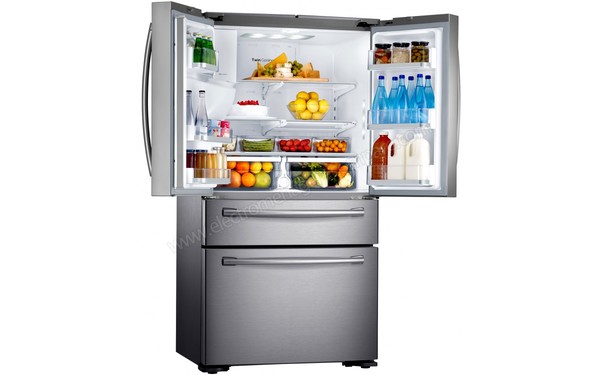 SAMSUNG RF24FSEDBSR - Vue 3/4 gauche