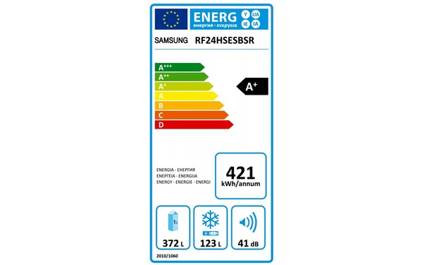 SAMSUNG RF24HSESBSR/EG - &Eacute;tiquette &eacute;nergie