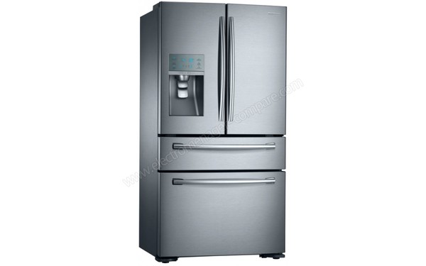 SAMSUNG RF24HSESBSR - Vue 3/4 gauche (cr&eacute;dit : Boulanger)