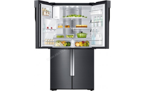 SAMSUNG RF56J9040SG - Vue de l'int&eacute;rieur compartiment r&eacute;frig&eacute;rateur (cr&eacute;dit : Boulanger)