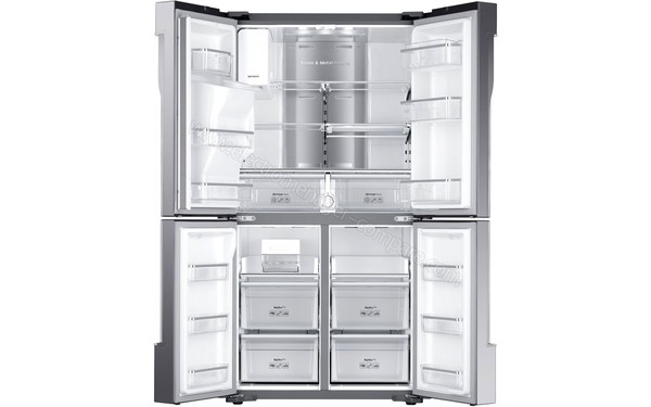 SAMSUNG RF56J9040SR - Vue de l'int&eacute;rieur vide (cr&eacute;dit : Boulanger)