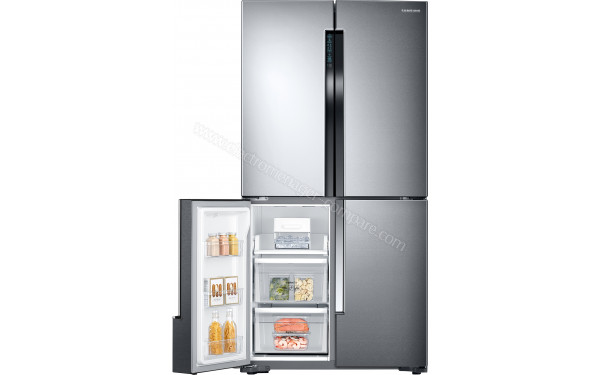 SAMSUNG RF60J9000SL - Vue de face porte gauche cong&eacute;lateur ouverte