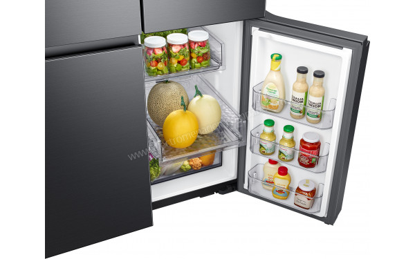 SAMSUNG RF65A967ESG - Vue de l'int&eacute;rieur partie cong&eacute;lateur