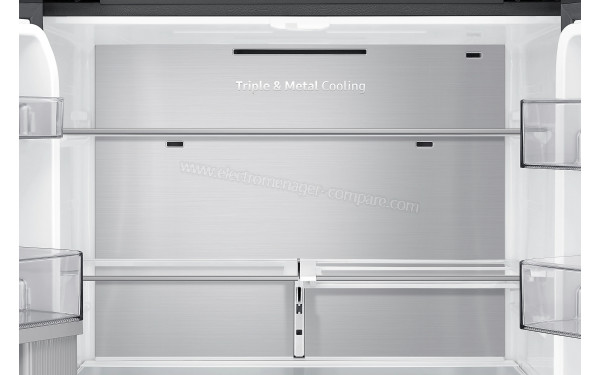 SAMSUNG RF65A977FSG - Vue de l'int&eacute;rieur partie r&eacute;frig&eacute;rateur