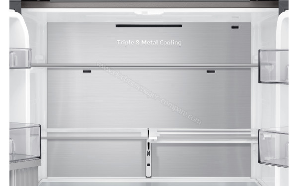 SAMSUNG RF65A977FSR - Vue de l'int&eacute;rieur partie r&eacute;frig&eacute;rateur