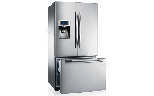 SAMSUNG RFG23UERS1/XEF - Vue 3/4 gauche (n&deg;2)