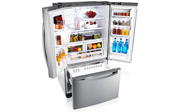 SAMSUNG RFG23UERS1/XEU - Vue de l'int&eacute;rieur 3/4 gauche 1