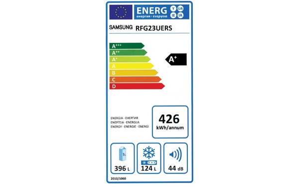 SAMSUNG RFG23UERS - &Eacute;tiquette &eacute;nergie