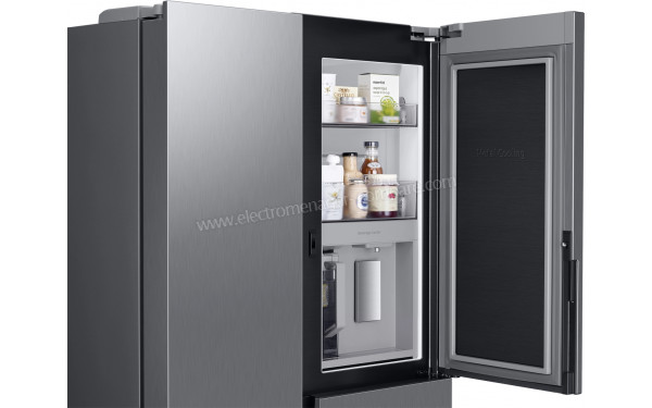 SAMSUNG RH69CG895DS9 - Vue de l'int&eacute;rieur partie r&eacute;frig&eacute;rateur