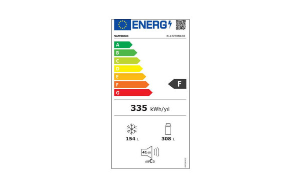 SAMSUNG RL4323RBAS8 - &Eacute;tiquette &eacute;nergie v2