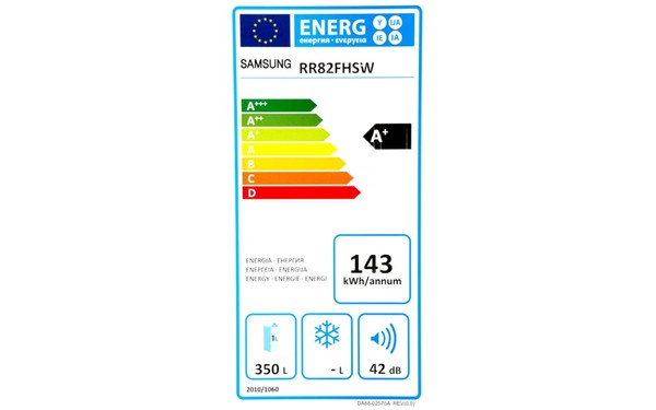 SAMSUNG RR82FHSW - &Eacute;tiquette &eacute;nergie