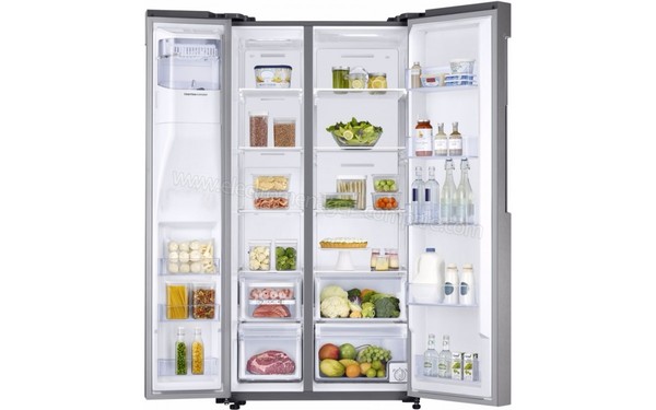 SAMSUNG RS58K6307SL - Vue de l'int&eacute;rieur (cr&eacute;dit : Boulanger)