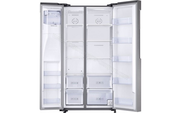 SAMSUNG RS58K6307SL - Vue de l'int&eacute;rieur (cr&eacute;dit : Boulanger)