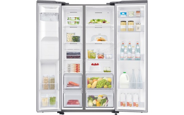 SAMSUNG RS65R5401M9 - Vue de l'int&eacute;rieur (cr&eacute;dit : Darty)