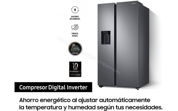 SAMSUNG RS68A8522S9 - Vue 3/4 droite