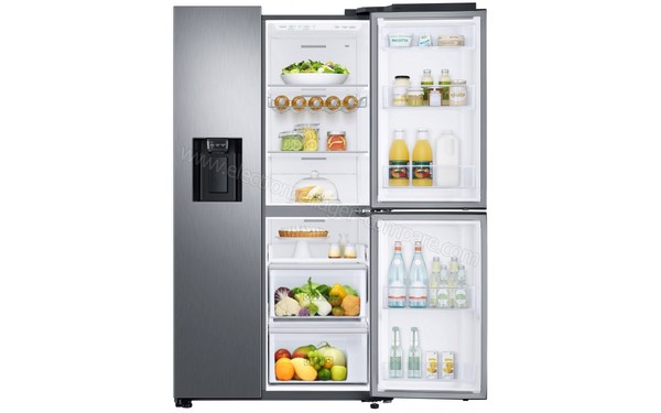 SAMSUNG RS68N8650S9 - Vue de face porte r&eacute;frig&eacute;rateur ouverte