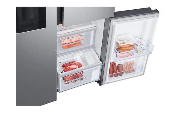 SAMSUNG RS68N8670S9 - Vue de l'int&eacute;rieur partie basse du r&eacute;frig&eacute;rateur