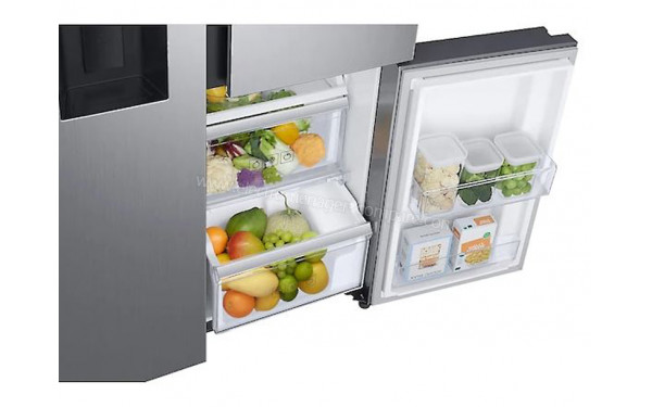 SAMSUNG RS68N8670S9 - Vue de l'int&eacute;rieur partie basse du r&eacute;frig&eacute;rateur