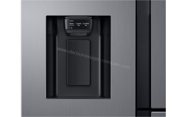 SAMSUNG RS68N86F0S9 - Vue du distributeur exterieur