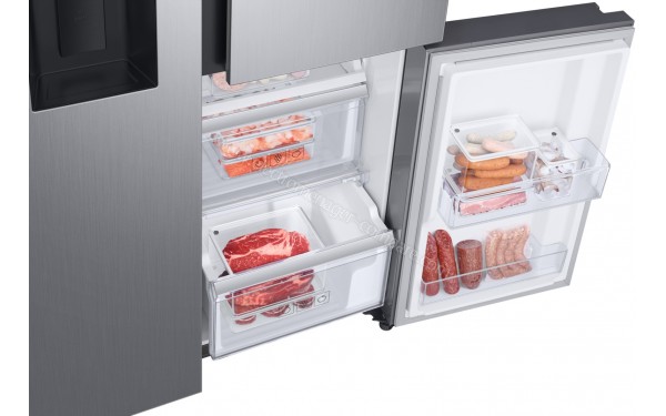 SAMSUNG RS68N86F0S9 - Vue de l'int&eacute;rieur de la partie zone fra&icirc;cheur