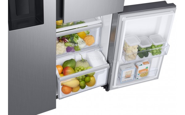 SAMSUNG RS68N86F0S9 - Vue de l'int&eacute;rieur de la partie zone fra&icirc;cheur