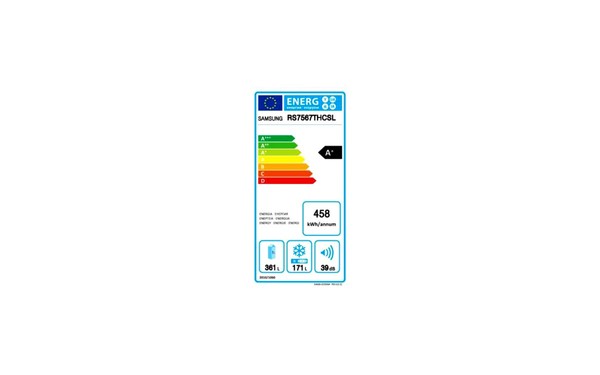SAMSUNG RS7567THCSL - &Eacute;tiquette &eacute;nergie