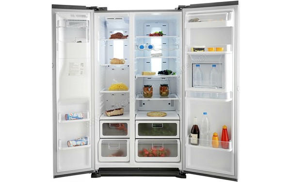 SAMSUNG RSH7GNSP - Vue de l'int&eacute;rieur (cr&eacute;dit : Darty)