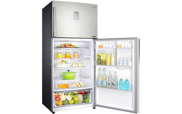 SAMSUNG RT50H6300SP - Vue 3/4 gauche porte ouverte