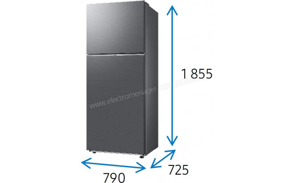 SAMSUNG RT53DG7A14S9 - Dimensions