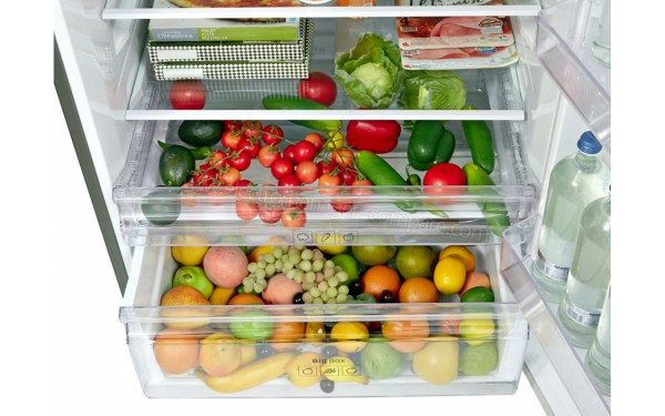 SAMSUNG RT53K6510SL - Vue des bacs &agrave; l&eacute;gumes 1 (cr&eacute;dit : Boulanger)