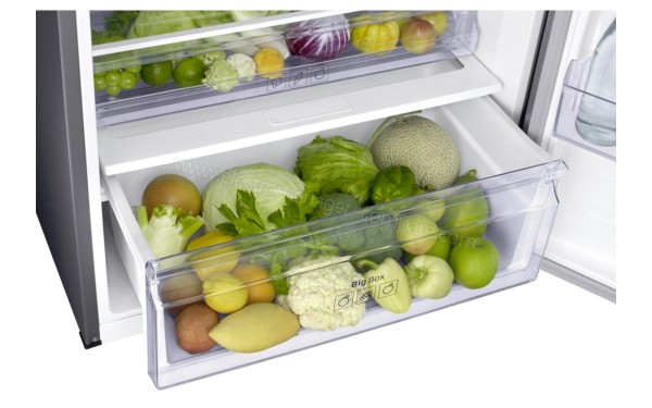 SAMSUNG RT53K6510SL - Vue des bacs &agrave; l&eacute;gumes 2 (cr&eacute;dit : Boulanger)